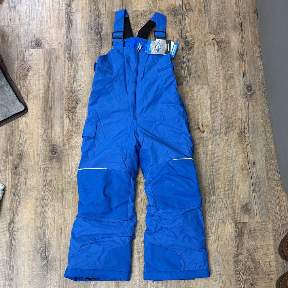 Columbia Vibrant Blue Snow Bib Youth